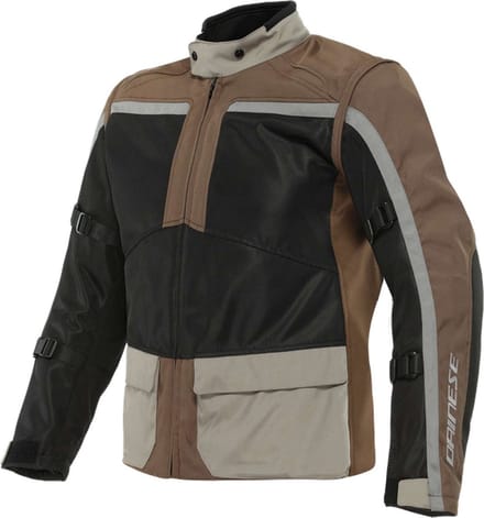 Dainese Outlaw Tex Jas Zwart Carafe Walnut Houtskoolgrijs - Jas