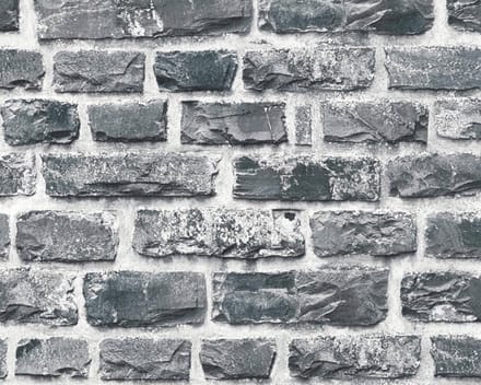 BREUKSTENEN BEHANG | industrieel - Grijs Zwart Bont - A.S. Création Elements 2