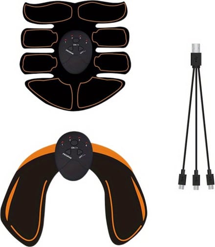 Livano Oplaadbare Buikspiertrainer - Ems Trainer - Elektrisch - Ems - Spierstimulator - Sixpack Trainer - Afvallen - Gratis Heuptrainer