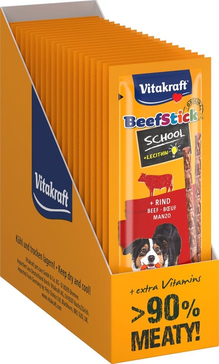 Vitakraft Beef Stick School rund - 20g - 20 stuks