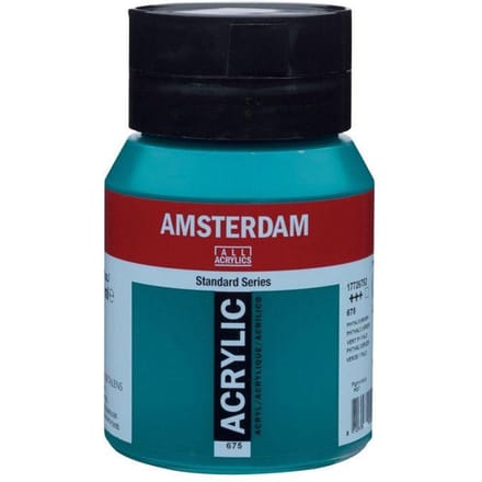 Amsterdam Standard Acrylverf 500ml 675 Phtalogroen