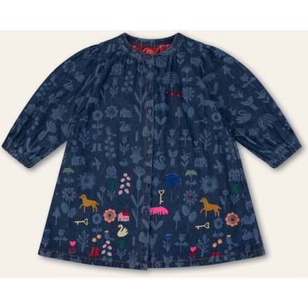 Oilily Disonette Jurk- maat110/5yr Patriot Blauw