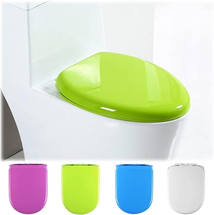 Toiletbril - WC-bril - Hygiënisch Werken - Snelsluiting - Universeel - Groen