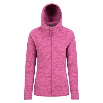 Mountain Warehouse Dames/Dames Lleyn II Melange Full Zip Hoodie (Bes)