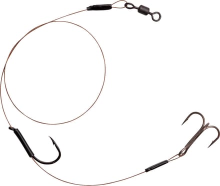 Spro Heavy Duty Baitfish Rig 7 x 7 - 30 cm - enkele haak + dreg - haakmaat 4