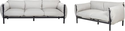 ESPERIA - Loungeset 5-persoons - Lichtgrijs - Aluminium