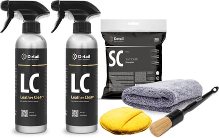 Detail Sense Different Leather Cleaner Car - 5-delig - lederreiniger
