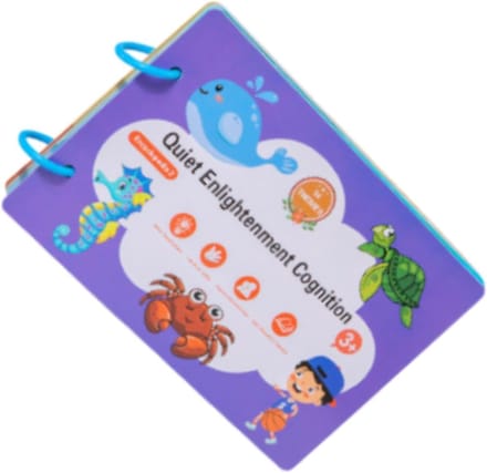 Puzzelboek Kinderen - Educatief Speelgoed - Vroege Educatie - Interactieve Leerervaring - 20 x 14 x 2 cm