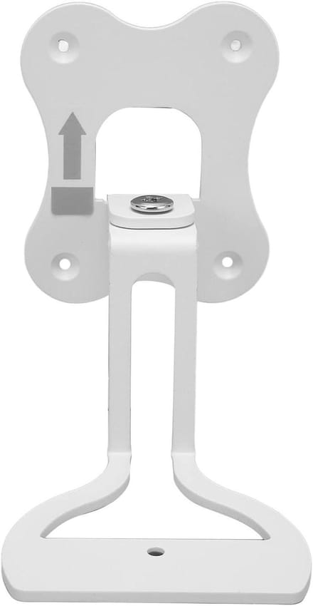 Speaker Muurbeugel - Draaibare Houder - Geluid Optimaliseren - Stabiele Metalen Constructie - 2 Stuks - Wit