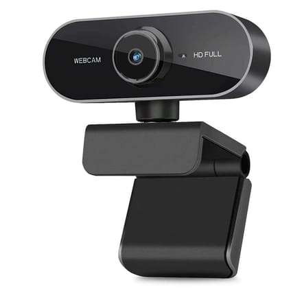 carmdering - Webcam - Full HD 1080P - PC Webcam - Laptop Webcam - USB Webcam - Met Statief - Privacy Cover - Webcam met Microfoon