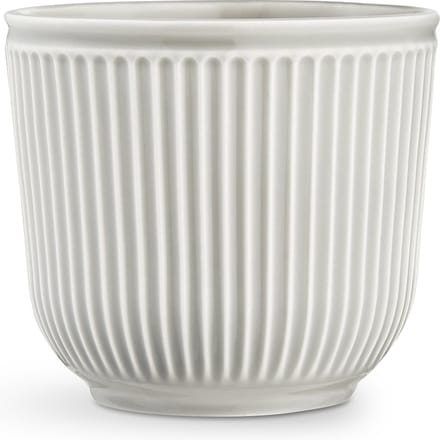 Kähler Hammershøi Bloempot - Ø 18 cm - Hoogte 16,5 cm - Keramiek - Licht Grijs
