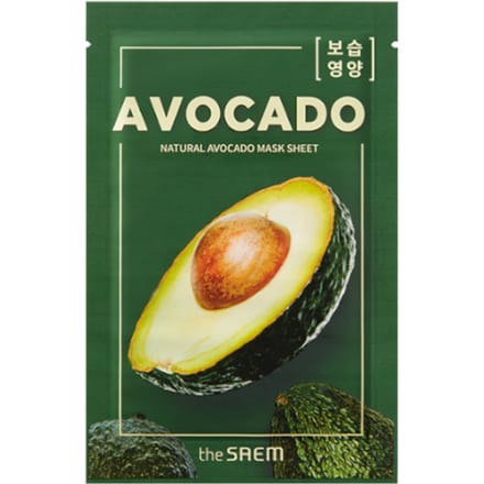[PROMOTIE]The Saem - Natural Mask Sheet - Avocado - 1stuk