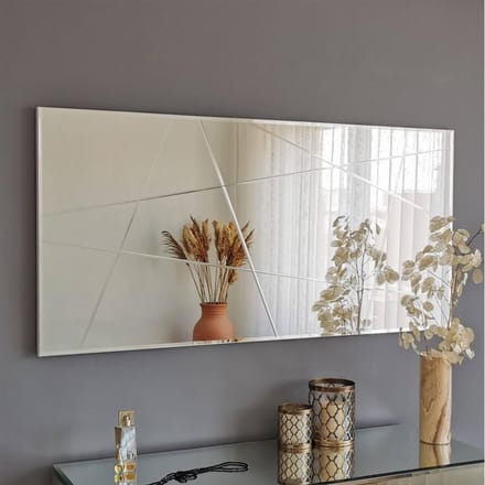 Asir Spiegel – Zilver – 130 x 62 x 2,2 cm