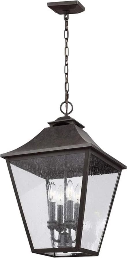 Feiss LED Buiten Hanglamp Galena | 4X E14 Max 40W | IP44 | Dimbaar | Sable