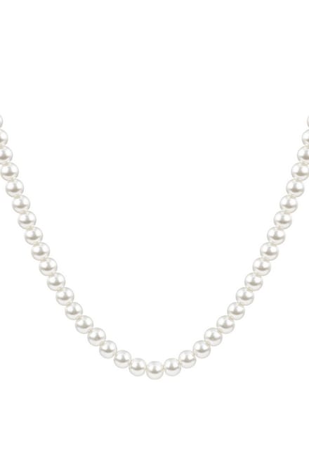 Yehwang Sweet Parel Ketting - 12 mm - Wit