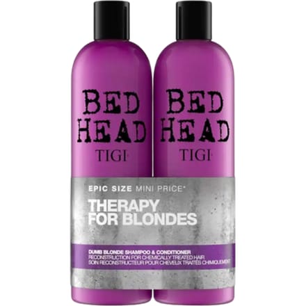 Tigi Bed Head Dumb Blonde Shampoo & Conditioner Twin Pack - 2 x 750 ml