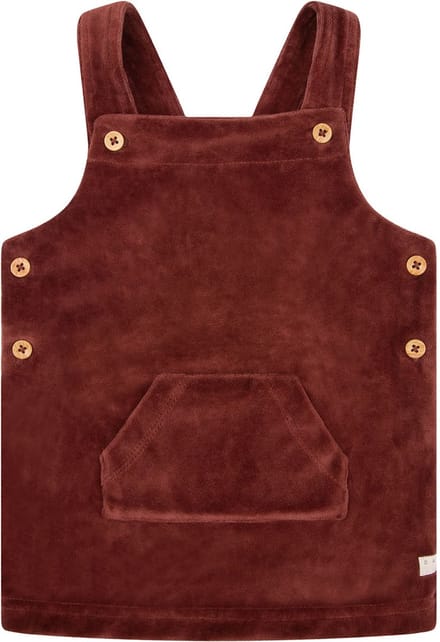 Daily - Salopette Dress Valvet - Rusty Brown - Mt 68