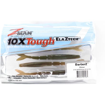Zman Leurre souple DarterZ 6 pouces 5 par paquet Shiner (1461)