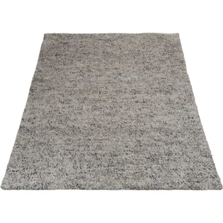 Vloerkleed Zumba Grey 200 x 280 cm - Hoogpolig Wollen Design Vloerkleed