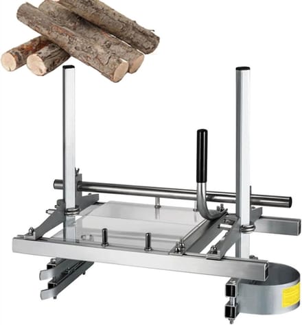 Kettingzaagfreesmachine - Mobiele Zaagmachine - Boomstammen Zagen - Directe Montage - Zilver