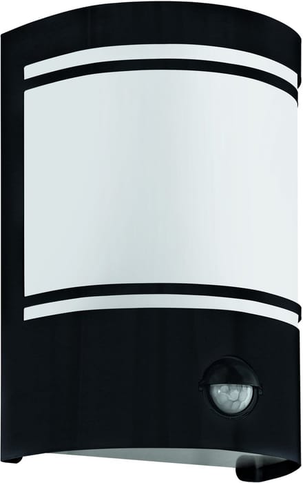 EGLO Cerno 2 Wandlamp buiten - E27 - RVS|Glas - Zwart|Wit
