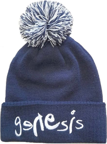 Genesis - Logo Pompom Beanie muts - Blauw