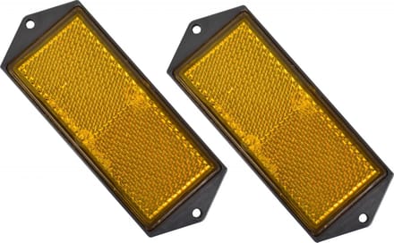 Carpoint Reflector Oranje 104x40mm - 2 Stuks