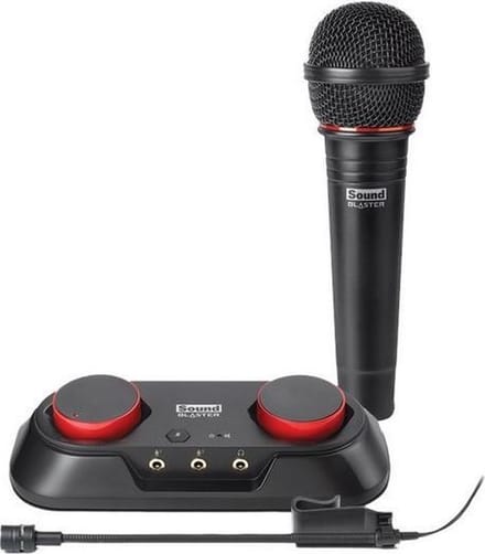 Creative Labs Sound Blaster R3 digitale audio-recorder 24 Bit 48 kHz Zwart, Rood