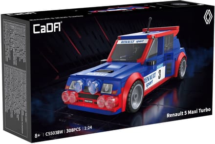 CADA Renault 5 Maxi Turbo rallyauto 1:24 - C55038W - - ONESIZE