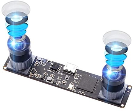 Dual Lens Stereo USB Camera 1.3MP HD 960P Webcam voor Android, Linux en Windows - 3D VR Web Camera Module met CMOS Sensor