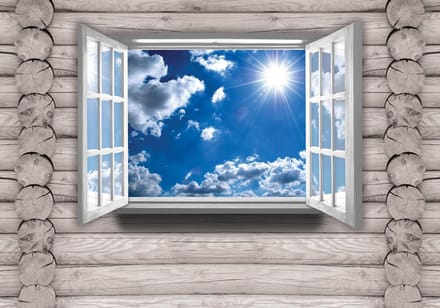 Poster | Blauw | 104 x 70,5 cm