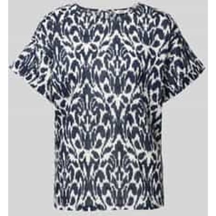 Blouseshirt met structuurmotief, model 'Amana'