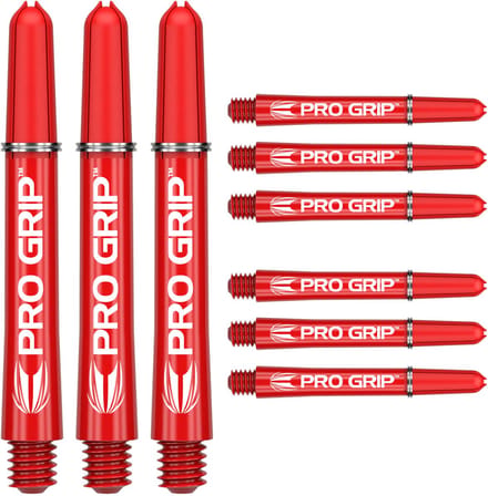 Target Pro Grip 3 Set Red - Dart Shafts