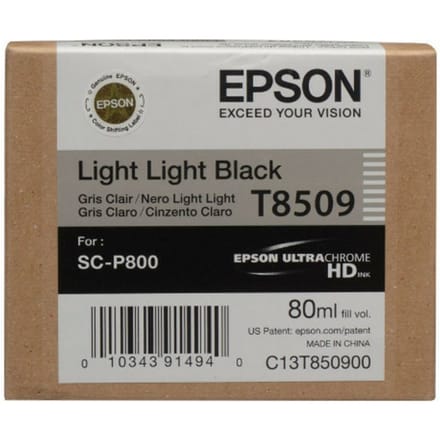 Epson T8509 inktcartridge licht licht zwart (origineel)