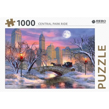 Rebo Productions Legpuzzel Central Park Ride 1000 Stukjes