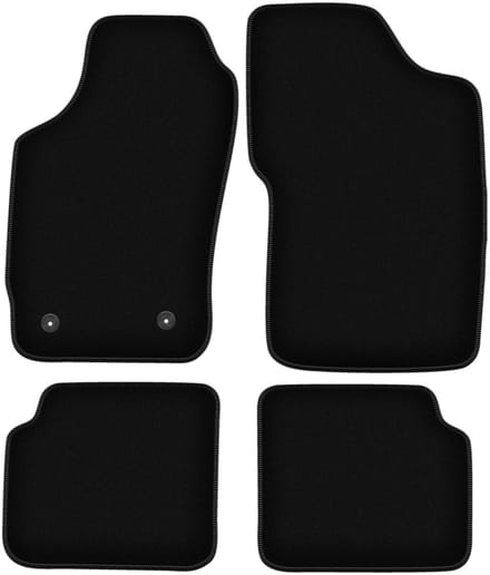 BASIC zwarte veloursmatten voor: Peugeot 309 liftback (1985-1993)