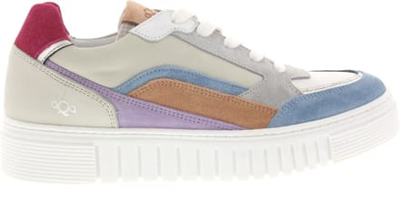 Dames Veterschoenen Aqa A8522/a76b79 Cirrus Blue Multi - Maat 37