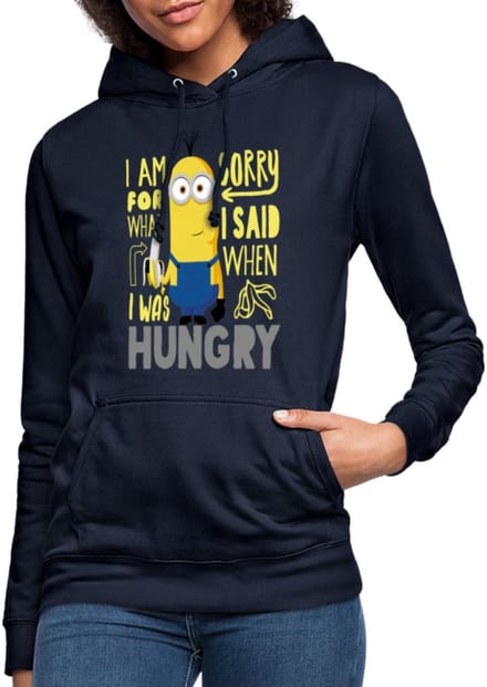 Minions Kevin Honger Banaan Hoodie Dames