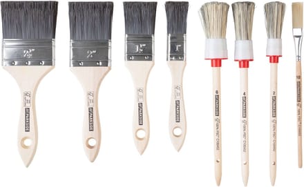 Parkside Kwasten set 8-Delig
