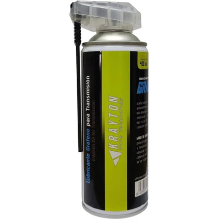 Smeermiddel in spray met grafeen-additief Krayton