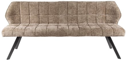 Fraaai - Ramon eetkamerbank 180 cm geweven - champagne