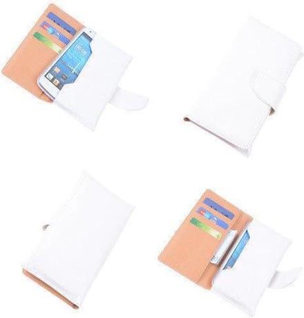 BestCases Wit Portemonnee Telefoon Hoesje Galaxy Young 2