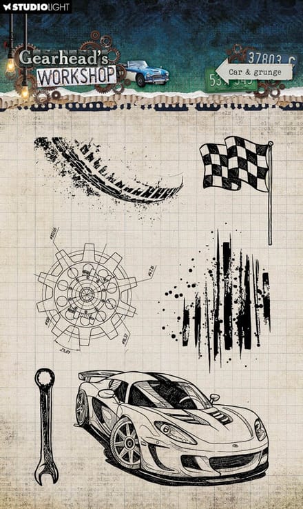 Clear stamps Car & grunge - Gearhead's workshop nr. 945