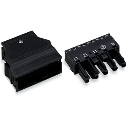 Wago 770-305 5-Poorts Stopcontact Met Trekontlasting - 770-305