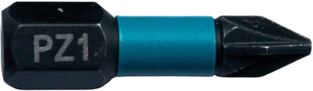Impact Bit Set PZ1 25mm 1/4" HEX - 2 Stuks