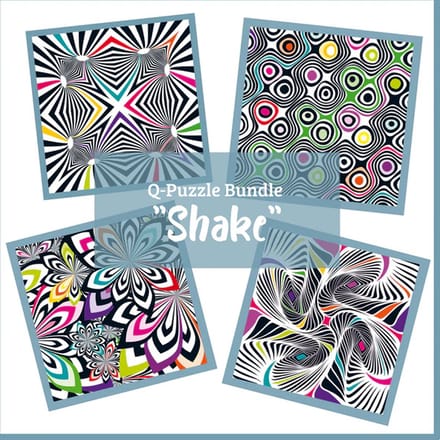Curiosi Q-puzzel (moeilijke stukjes) - Voordeelset Shake (4 st.)