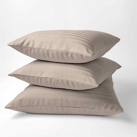 Detexpol Kussensloop Pure Taupe Katoen Satijn 40x40cm