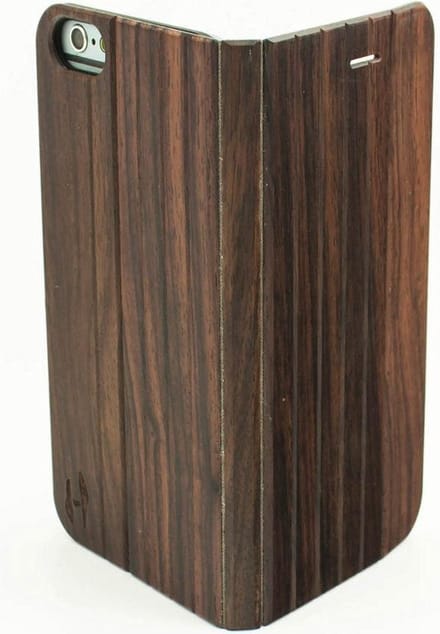 Houten flipcase, iPhone 6 - Padouk