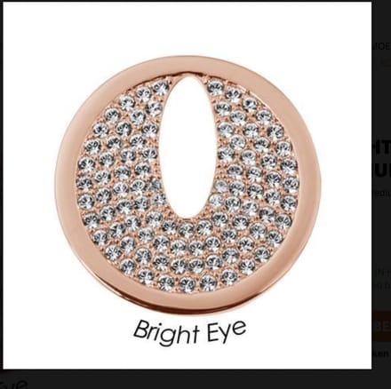 Quoins Disk Bright Eye staal rosékleurig Medium QMOA-15M-R