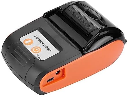 OmGoods - Dailygoody - Bonprinter - Bluetooth - Draagbare thermische printer - 58 mm - Mobiele kassabonprinter - Ideaal voor winkels en evenementen - Compa